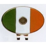 Logo Printed Ireland Flag Stock Hat Clip