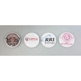 Metal Dome Golf Ball Marker (1") with Logo  Metal Dome Golf Ball Marker (1") with Logo