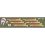 Custom Branded Golf Combo Pack - 10 Tees / 2 Ball Marker / Divot Tool (3 1/4" Tee)
