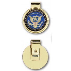 Cap Clip with Ball Marker (Style #3) with Logo  Cap Clip with Ball Marker (Style #3) with Logo