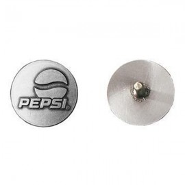 Custom Branded 3/4" Nickel Silver with Post Ball Marker