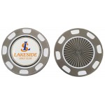 Metal Poker Chip Medallion with Logo