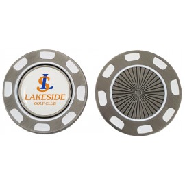 Metal Poker Chip Medallion with Logo