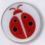 Stock Ball Markers (Ladybug) with Logo