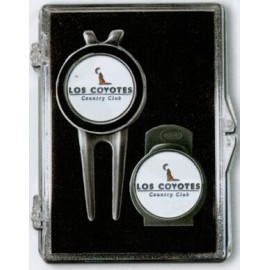 Custom Branded Divot Tool, Hat Clip and Ball Markers  Custom Branded Divot Tool, Hat Clip and Ball Markers