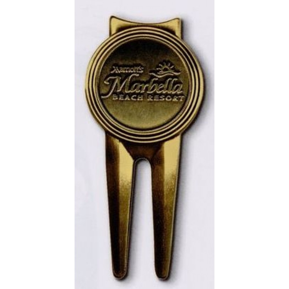 Custom Imprinted Boss Divot Repair Tool w/ Clip & Color Magic Ball Marker