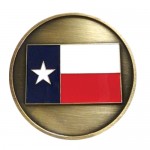 Stock Ball Markers (Texas Flag) with Logo