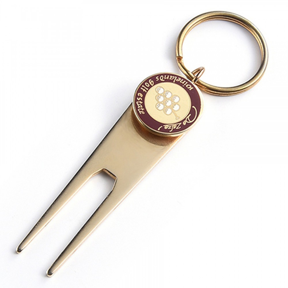 Branded Divot Tool With Ball Marker with Logo