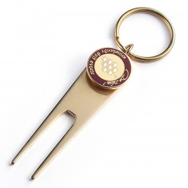 Branded Divot Tool With Ball Marker with Logo