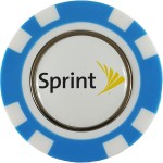Custom Branded Plastic Poker Chip (Removable Marker)