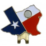 Texas State Shape Hat Clip with Logo