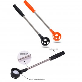 Logo Printed Golf Ball Retriever Telescopic with Grabber Tool