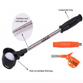 Logo Printed Golf Ball Retriever for Water  Logo Printed Golf Ball Retriever for Water