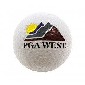 Golf Ball - 7" Inflatable, Dimpled Rubber with Logo