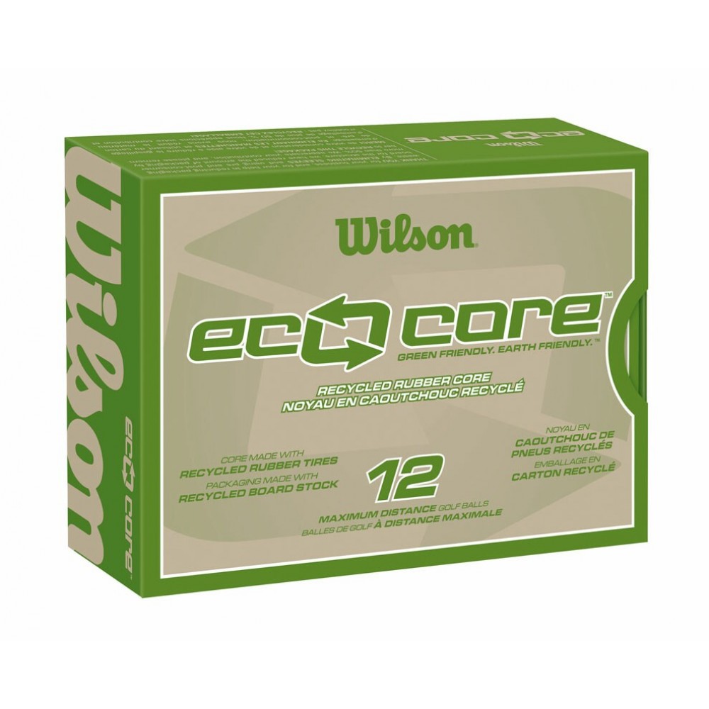 Wilson Eco-Core Golf Balls Logo Printed Wilson Eco-Core Golf Balls Logo Printed