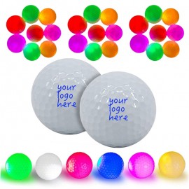 LED Glowing Golf Ball with Logo
