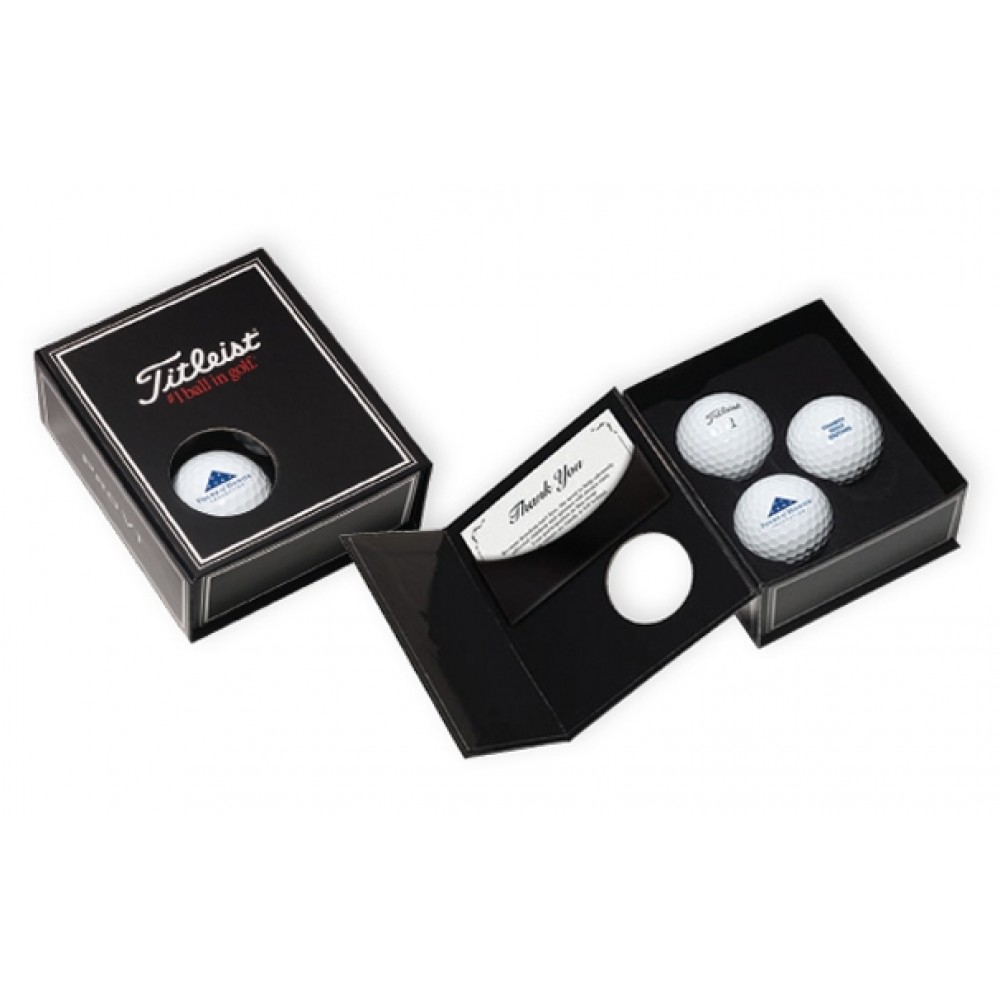 Titleist Pro V1X 3-Ball Appreciation Box Logo Printed Titleist Pro V1X 3-Ball Appreciation Box Logo Printed