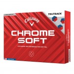 Callaway Chrome Soft TruTrack Golf Balls - White with Logo