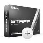 Wilson Staff Model Logo Golf Balls - 1 Dozen/1Pole with Logo