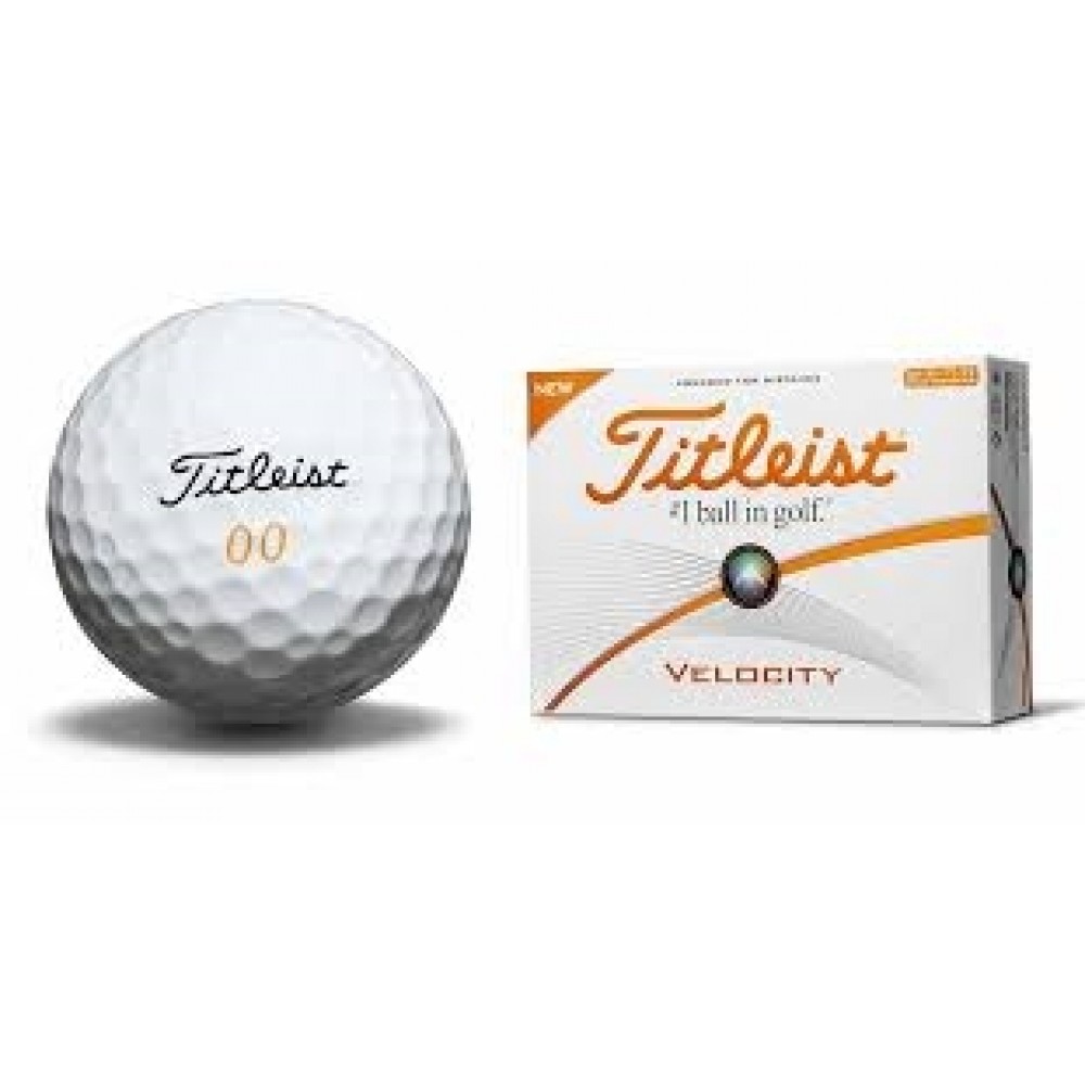Titleist Velocity Double Digit 2016 Golf Balls Logo Printed Titleist Velocity Double Digit 2016 Golf Balls Logo Printed