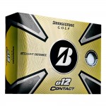 Custom Bridgestone 2023 e12 Contact Golf Balls - White