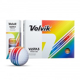 Logo Branded Volvik Vista 360 Soft Golf Balls