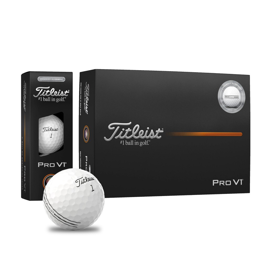 Logo Branded Titleist Pro V1 AIM Enhanced Golf Balls