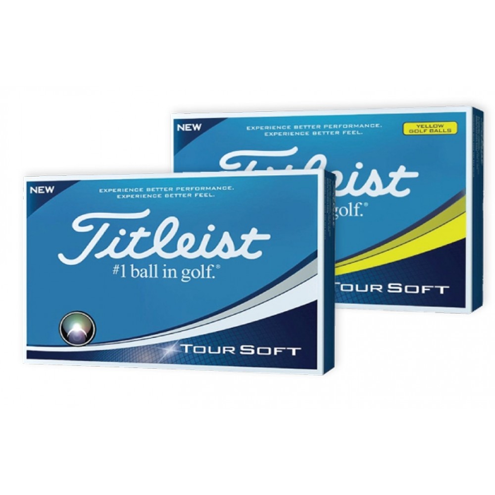 Titleist® Tour Soft Golf Ball (Yellow) Custom Imprinted Titleist® Tour Soft Golf Ball (Yellow) Custom Imprinted