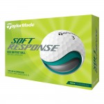 TaylorMade 2022 Soft Response Golf Balls - White with Logo