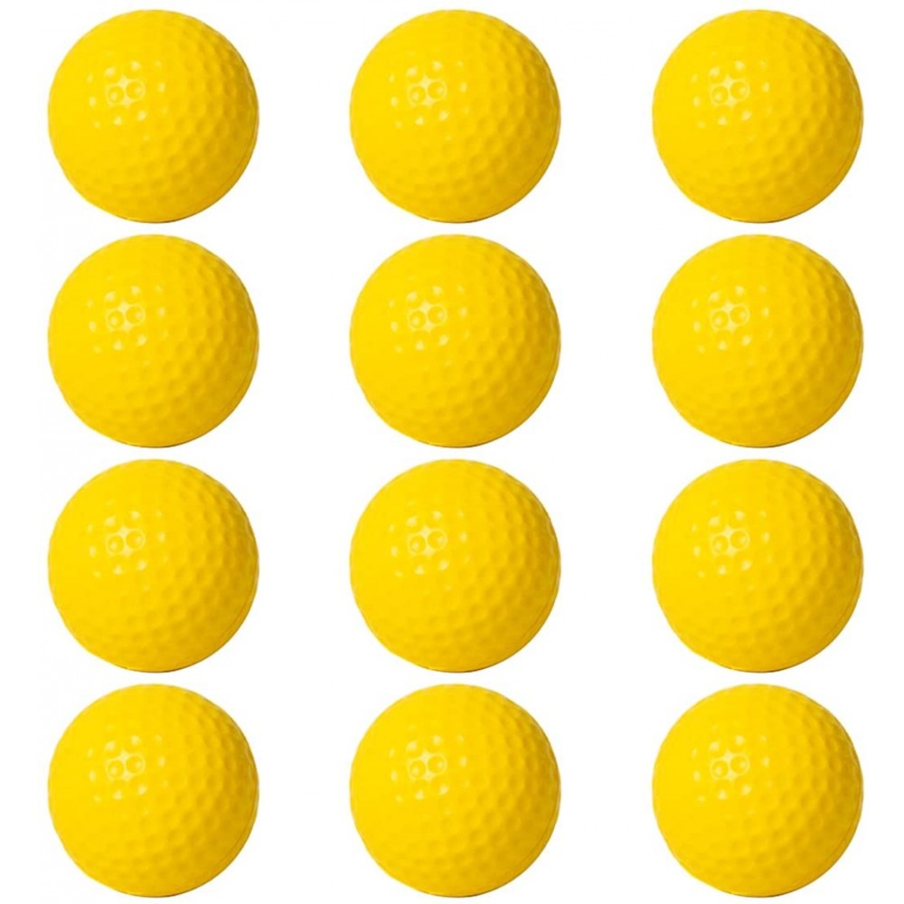 Personalized 12pcs Yellow Golf Balls