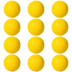 Personalized 12pcs Yellow Golf Balls