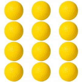 Customized 12pcs Yellow Golf Balls  Customized 12pcs Yellow Golf Balls