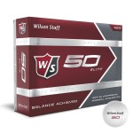 Wilson Staff 50 Elite Golf Ball - Dozen Box with Logo