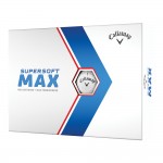 Logo Branded Callaway 2023 Supersoft Max Golf Balls - White
