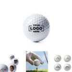 Logo Branded Custom Logo White Golf Balls