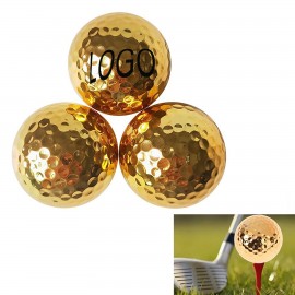 Promotional Gold Golf Ball