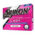 Srixon Soft Feel Lady White Golf Ball - Dozen Box with Logo