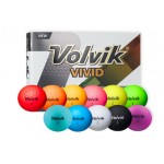 Logo Printed Volvik Vivid Blue Golf Balls (Dozen)