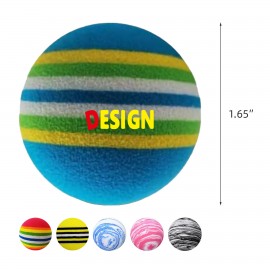 Promotional Practice 42mm EVA Rainbow Foam Golf Balls