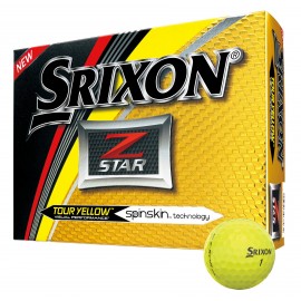 Srixon Z-Star 8 YELLOW Golf Ball - Dozen Box with Logo  Srixon Z-Star 8 YELLOW Golf Ball - Dozen Box with Logo