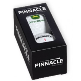 Pinnacle Soft Yellow Standard 2-Ball Sleeve w/Window Logo Printed