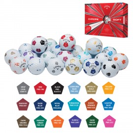 Personalized Callaway Chrome Soft Truvis Golf Balls  Personalized Callaway Chrome Soft Truvis Golf Balls