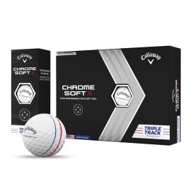 Custom Callaway Chrome Soft X Triple Track Golf Balls