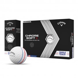 Custom Callaway Chrome Soft X Triple Track Golf Balls  Custom Callaway Chrome Soft X Triple Track Golf Balls
