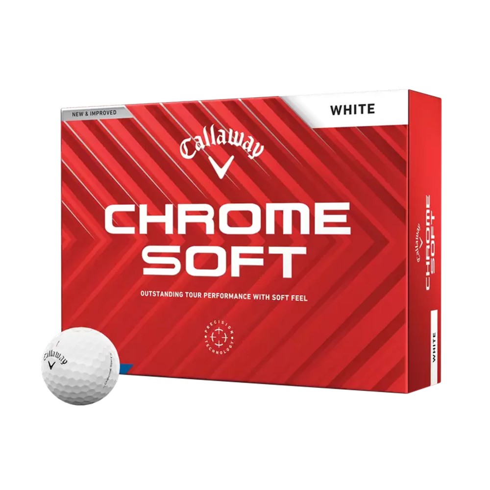 Personalized Callaway Chrome Soft Logo Golf Balls - 1 Dozen/1 Pole Personalized Callaway Chrome Soft Logo Golf Balls - 1 Dozen/1 Pole