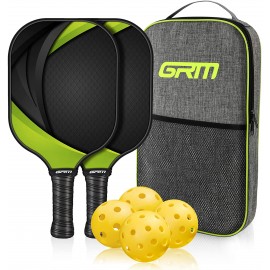 Graphite Pickleball Paddle Set with Logo