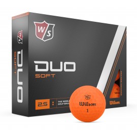 Promotional Wilson Staff Duo Soft ORANGE Golf Ball - Dozen Box