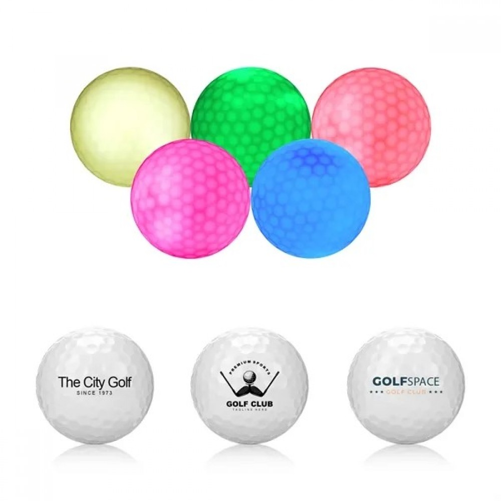 Night Training LED Golf Ball with Logo Night Training LED Golf Ball with Logo