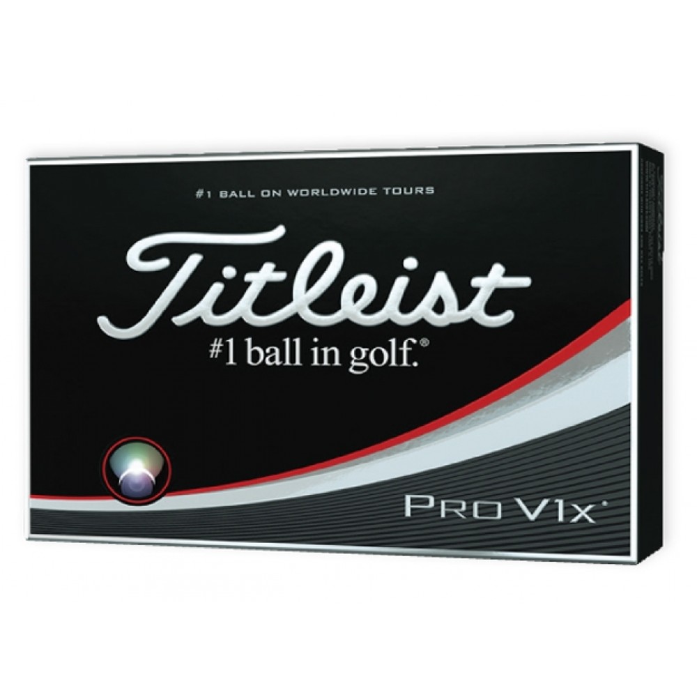 Titleist Pro V1x Golf Balls (Half Dozen) with Logo