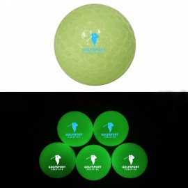 Glow In The Dark Golf Ball with Logo  Glow In The Dark Golf Ball with Logo